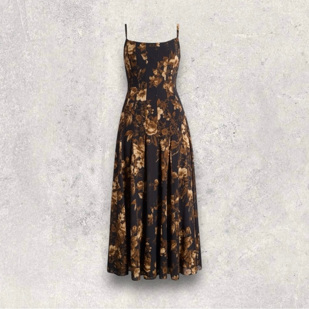 NEW Reformation Katalina Floral Dress Size 0 B2441